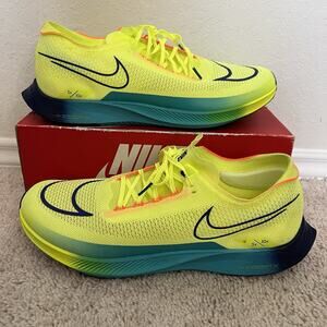 Nike ZoomX Streakfly Running Shoes Men’s Size 12 Volt Yellow DJ6566-700 New